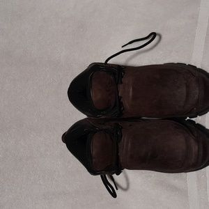 Work brand steel toe work boots